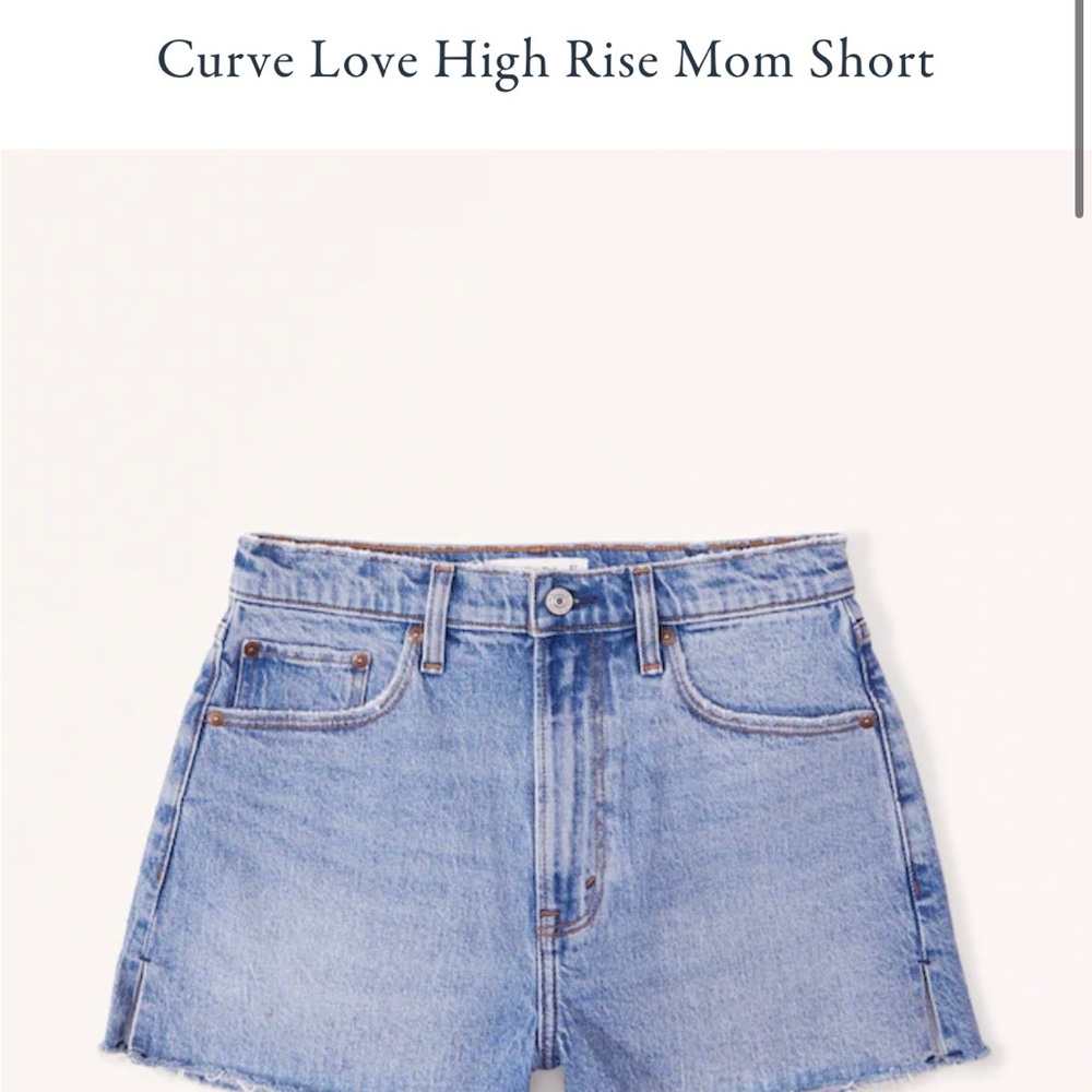 Abercrombie Curve High Rise Mom Short
